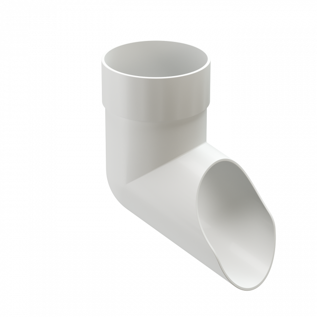 Наконечник для водосточной трубы Премиум (Premium), пломбир 9003 Наконечник для водосточной трубы Премиум (Premium), пломбир 9003