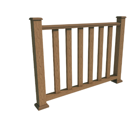 Ограждения из ДПК WOODVEX Вуд